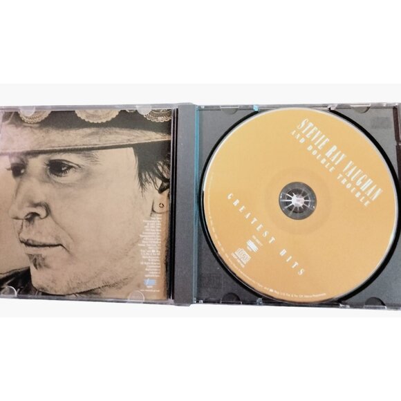 Stevie Ray Vaughan Double Trouble Greatest Hits CD - Picture 2 of 4